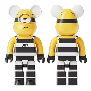 Bearbrick Minions: 3D Model for 3dsMax 3D model image 1 