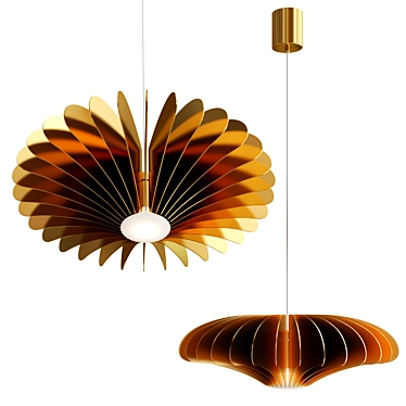 BLUME M: Modern Pendant Light by PURALUCE 3D model image 1 