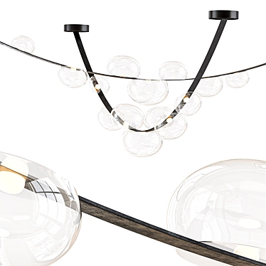 Ethereal Drop Pendant Lamp 3D model image 1 