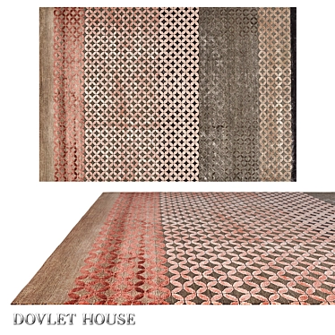 Title: DOVLET HOUSE Carpet (art. 16453) 3D model image 1 