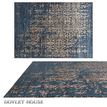 Luxury Carpet by DOVLET HOUSE (art. 16459) 3D model image 1 