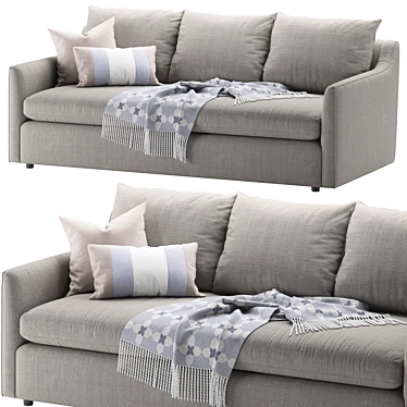 Easton Sofa: Chic and Comfortable 3D model image 1 