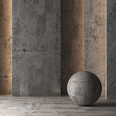 Seamless 4K Concrete Texture 3D model image 1 