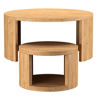 Folsom Nesting Coffee Tables 3D model image 1 