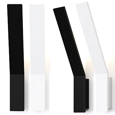 Stilnovo Lama Wall Lamp: Sleek & Modern 3D model image 1 