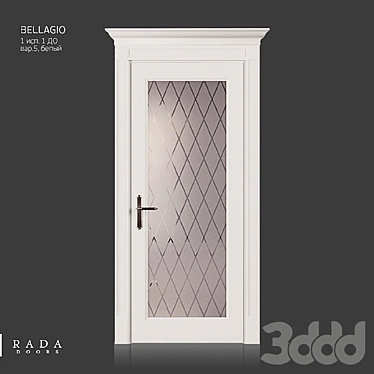 Bellagio 1 DO by Rada Doors: Classic Elegance 3D model image 1 