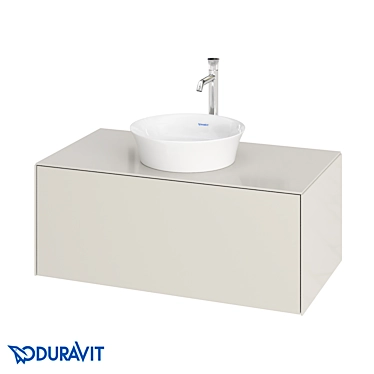 OM Duravit White Tulip Hanging bedside table #WT4976