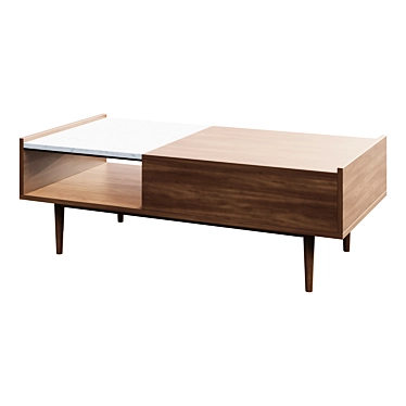 Modern Chic Coffee Table 3D model image 1 