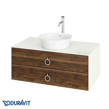 OM Duravit White Tulip Hanging bedside table #WT4991