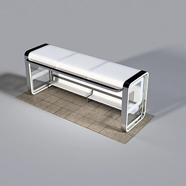 City Hub Bus Stop 3D model image 1 