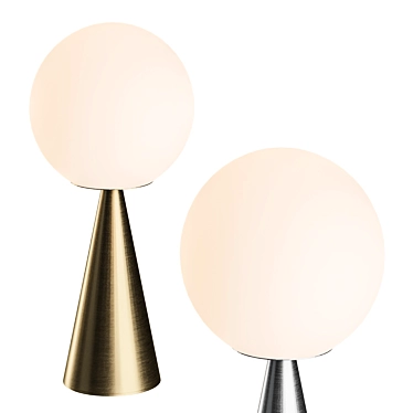 Elegant BILIA Table Lamp: Soft Illumination & Dazzling Design 3D model image 1 