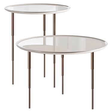 Heron | Elegant Side Table 3D model image 1 