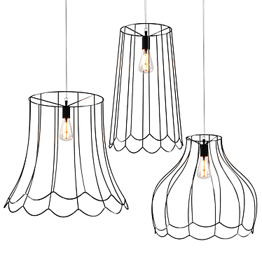 Elegant Lucilla Pendant Lamp by Karman 3D model image 1 