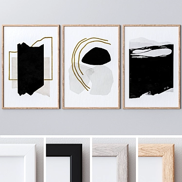 Limited Edition Wall Art Set 1776 3D model image 1 