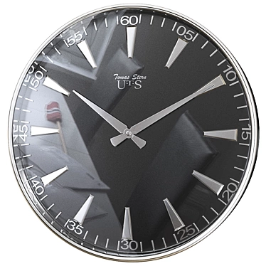 Sleek Tomas Stern 9011 Wall Clock 3D model image 1 