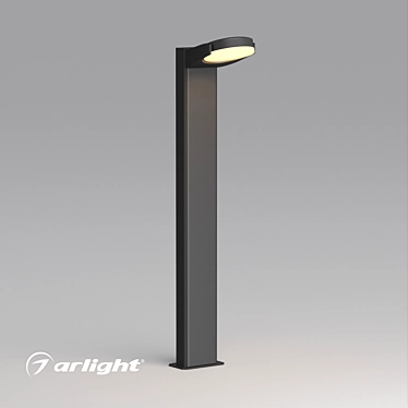 Title: Aluminum LED Outdoor Luminaire 3D model image 1 