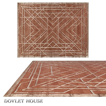 Luxury Silk and Wool Carpet – Dovlet House 3D model image 1 