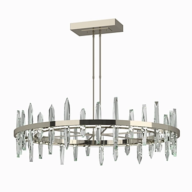 Solitude Pendant Light by Hubbardton Forge 3D model image 1 