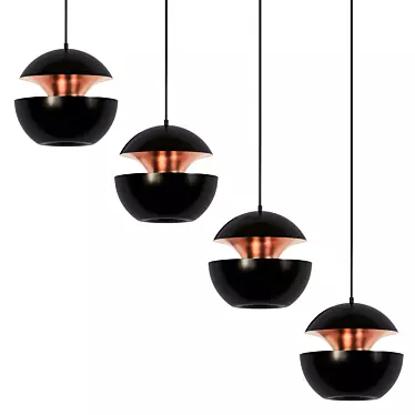 Sunlight Spheres Pendant Light 3D model image 1 