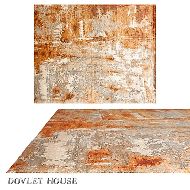 Title: Dazzling Silk Carpet (Art 16377) 3D model image 1 