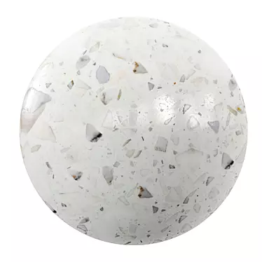 Venetian Terrazzo Marble: HD Textures, PBR Material 3D model image 1 