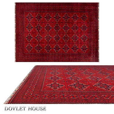 Handmade Wool Carpet - Dovlet House 3D model image 1 