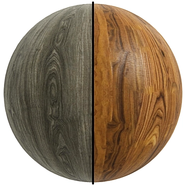 Title: Old Wood Matte Varnish | PBR 3D model image 1 