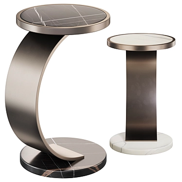 Sleek Slide Coffee Table by Corner Design 3D model image 1 