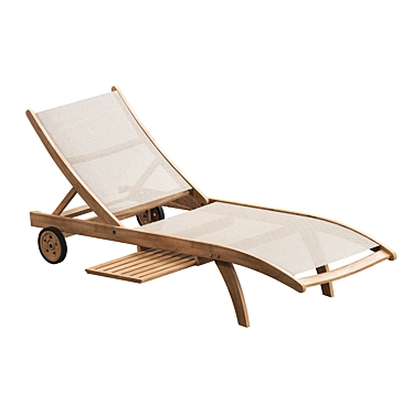 Caldo Sunlounger: Relax in Style 3D model image 1 