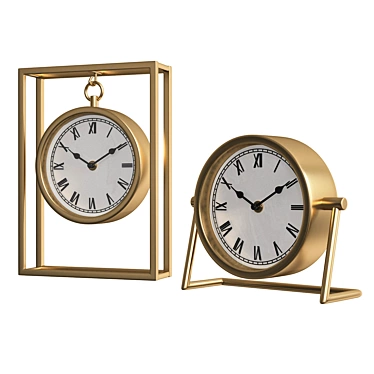 Elegant Garda_Decor Timepieces 3D model image 1 