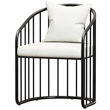 Elegant CHARLESTON Chair by Formitalia 3D model image 1 