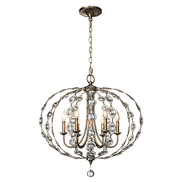 Feiss Leila Chandelier 3D model image 1 