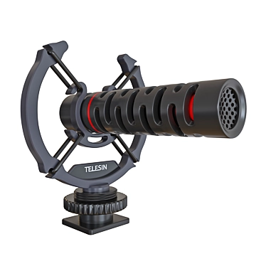 Telesin Cardioid Microphone: Enhanced Sound Quality 3D model image 1 