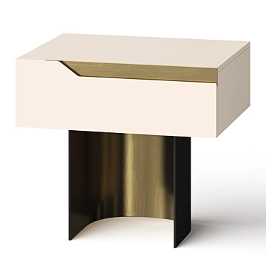 Cantori Mirage Nightstand - Sleek and Stylish 3D model image 1 