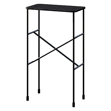 Zane Metal Accent Table 3D model image 1 