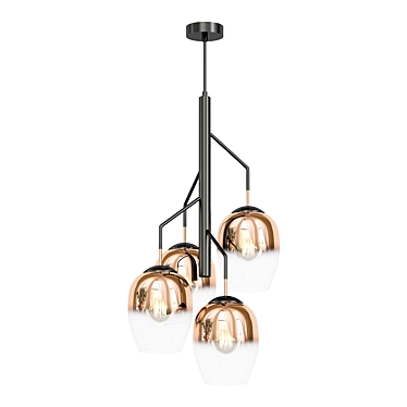 Odeon Light Palta 4760-4 Chandelier 3D model image 1 