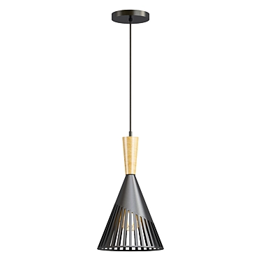 Contemporary Fire-inspired Pendant Chandelier 3D model image 1 