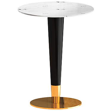 Elegant Marble Reception Table 3D model image 1 