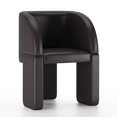 Lazybones: Stylish and Relaxing Chair 3D model image 1 