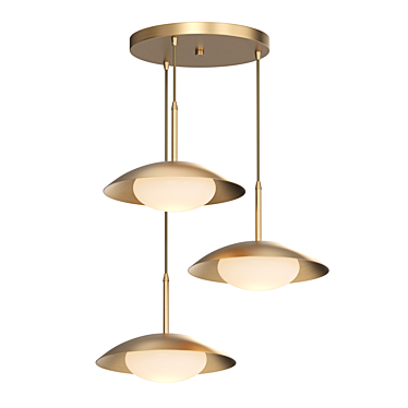 Scandinavian Style Hanging Lamp 3D model image 1 