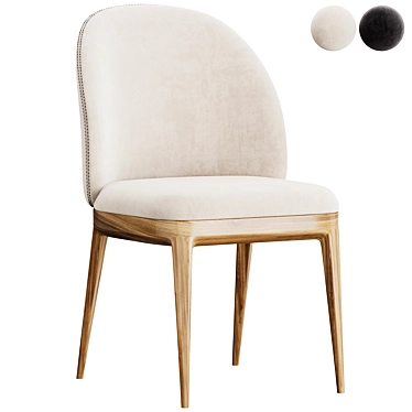 Manda Chair: Modern Design by Patrick Jouin 3D model image 1 