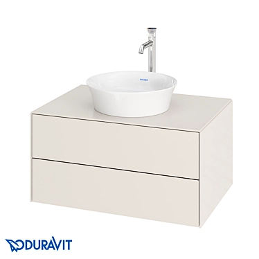 OM Duravit White Tulip Hanging bedside table #WT4985