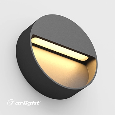 Sleek Outdoor Wall Luminaire 3D model image 1 