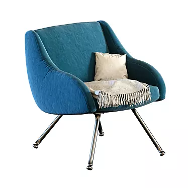 Joyce velvet vintage armchair