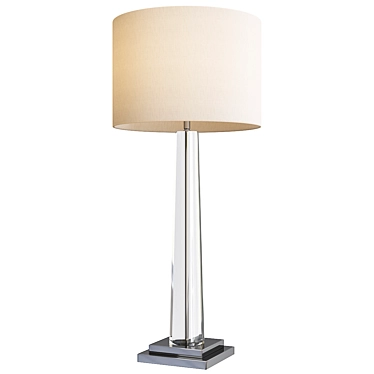 Eichholtz Oasis: Elegant Nickel Table Lamp 3D model image 1 