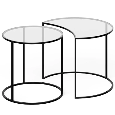 Bast Coffee Tables: Sleek and Stylish 3D model image 1 