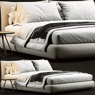Luxury Dream Bed: Poliform 3D model image 1 