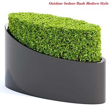 Modern Style Indoor/Outdoor Bush 3D model image 1 