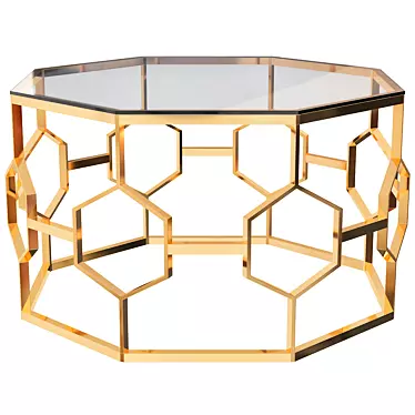 Louis Fashion Coffee Table: Stylish and Compact 3D model image 1 
