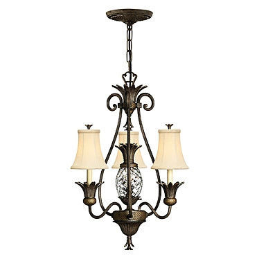 Hinkley Plantation Bronze Chandelier 3D model image 1 